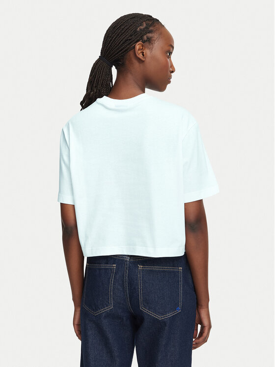 Karl Lagerfeld Jeans Karl Lagerfeld Jeans Camiseta B3W17022 Blanco Boxy Fit
