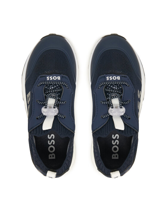BOSS Sneakersy BOSS J52583 S Tmavomodrá