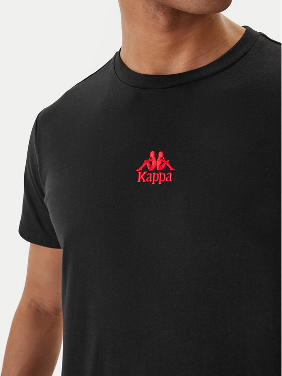 Kappa Kappa Футболка 382J2QW Чорний Regular Fit