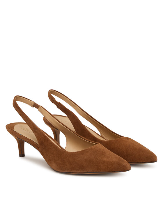 LAUREN RALPH LAUREN Czółenka LAUREN RALPH LAUREN Lolah II 802959263008 Brązowy