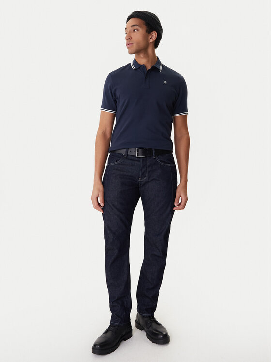 G-STAR G-Star Raw Поло Dunda D17127-5864 Cиній Regular Fit