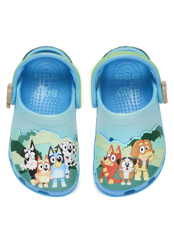 Crocs Klapki Crocs Bluey Multi Cls Clg T 212369 Kolorowy