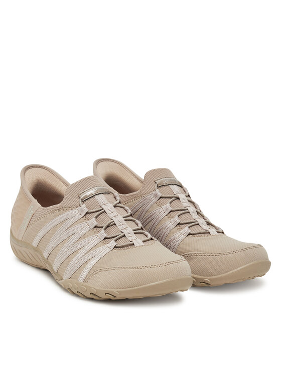 Skechers Сникърси Skechers Slip-Ins: Breathe Easy - Roll With Me 100593/TPE Бежов