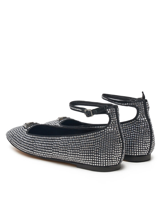 Guess Балетки Guess FLPLVS SAT02 Чорний