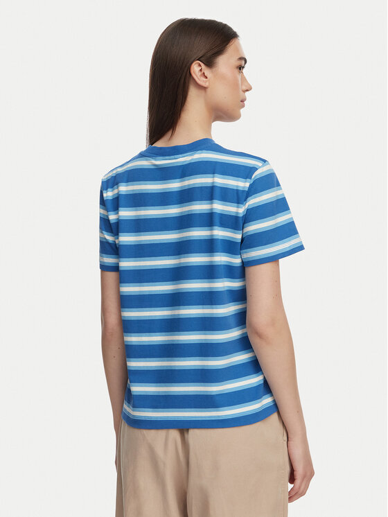 Tommy Hilfiger Tommy Hilfiger Camiseta Logo Embroidery WW0WW48699 Azul Regular Fit