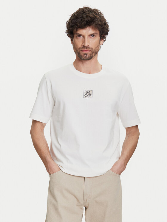 Marc O'Polo Marc O'Polo T-Shirt 524 2012 51298 Λευκό Regular Fit