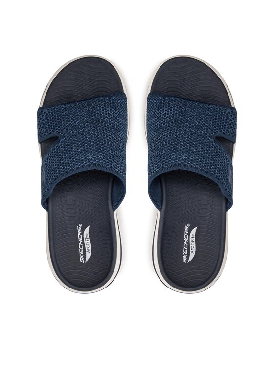 Skechers Natikače Skechers Go Walk Arch Fit Sandal-Joyful 140274/NVY Tamnoplava