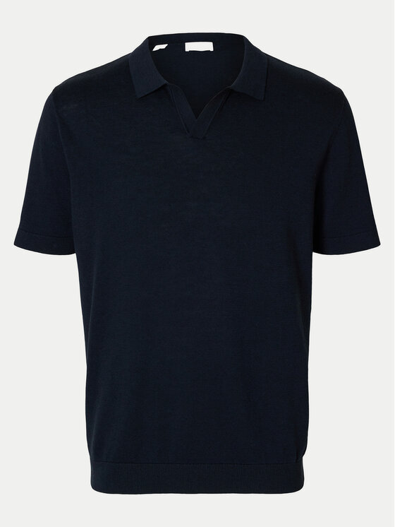 Selected Homme Selected Homme Polo majica Mattis 16096197 Mornarsko modra Regular Fit