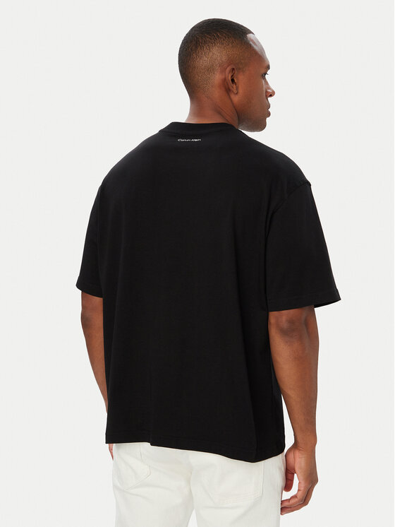 Calvin Klein Jeans Calvin Klein Jeans Camiseta Seasonal Graphic LV04RH813G Negro Relaxed Fit