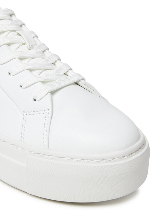 Calvin Klein Сникърси Calvin Klein Ff Cupsole Lace Up Lth HW0HW02570 Бял