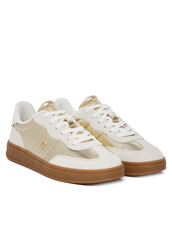 Tommy Hilfiger Sneakers Tommy Hilfiger Mu Jackie Metallic FW0FW09026 Auriu
