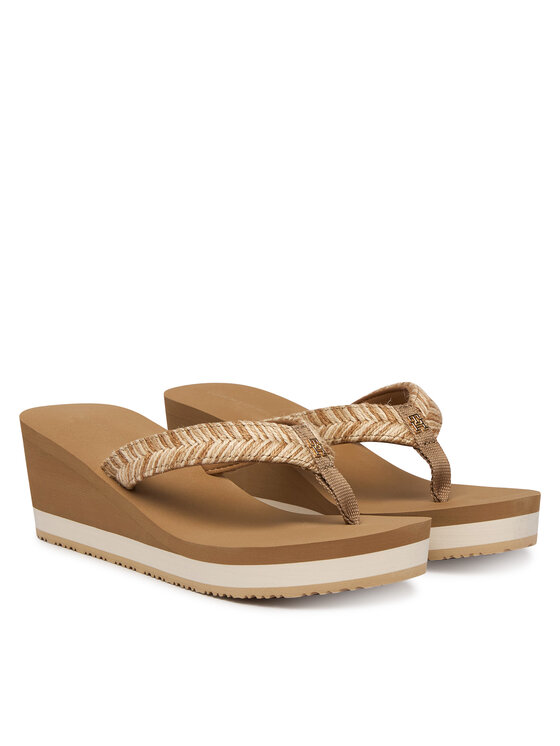 Tommy Hilfiger Chancletas Tommy Hilfiger Rope Strap FW0FW09197 Beis