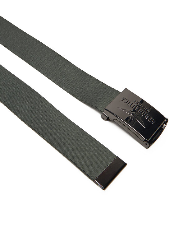 Aeronautica Militare Pánsky opasok Aeronautica Militare 251CI299CT3209 Zelená