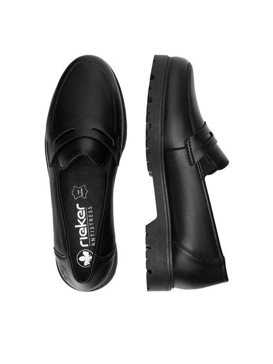 Rieker Mokasíny Rieker 45560-02 Černá