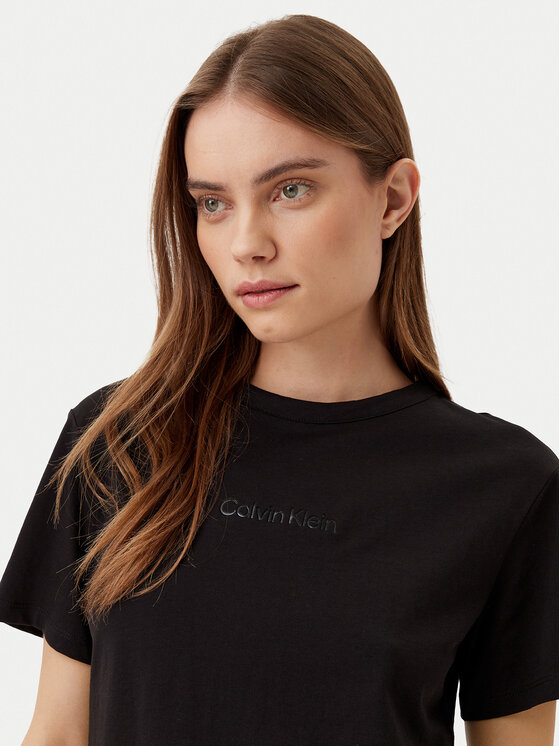 Calvin Klein Calvin Klein T-shirt K20K208294 Crna Regular Fit
