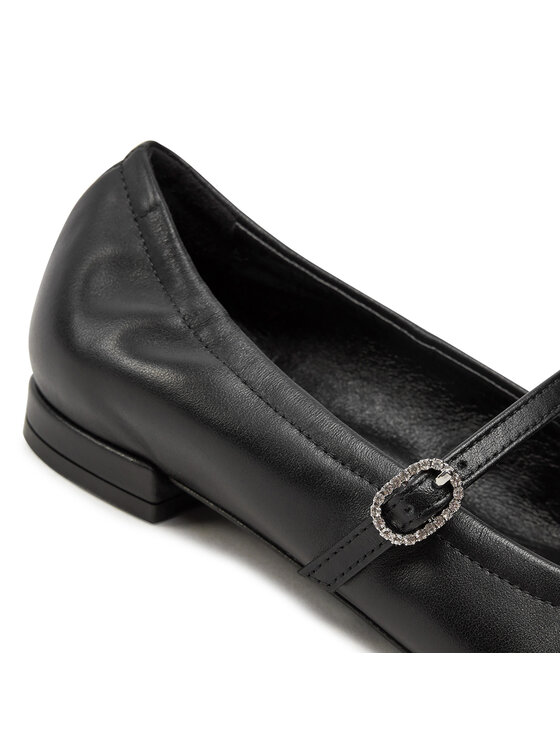 Stuart Weitzman Балетки Stuart Weitzman Claris Ballet Flat SI573 Чорний