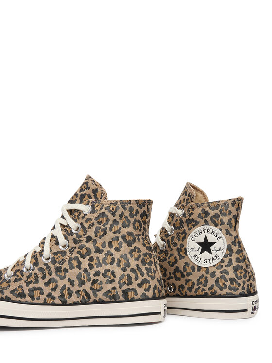 Converse Modne superge Converse Chuck Taylor All Star Leopard Jacquard A19181C Bež