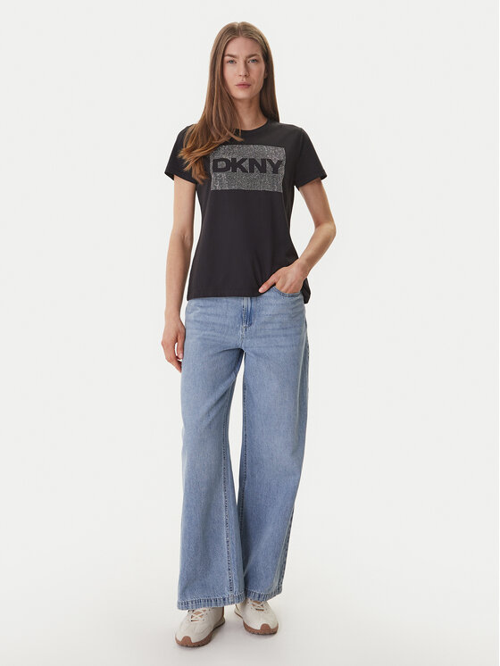 DKNY DKNY Camiseta DJ6T1701 Negro Regular Fit