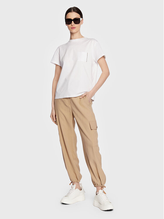 Fabiana Filippi Fabiana Filippi T-shirt JEDP04W108 Bianco Regular Fit