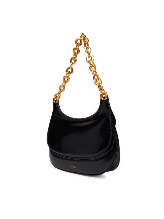 Calvin Klein Torebka Calvin Klein Chain Shoulder Bag LV04F3403G Czarny