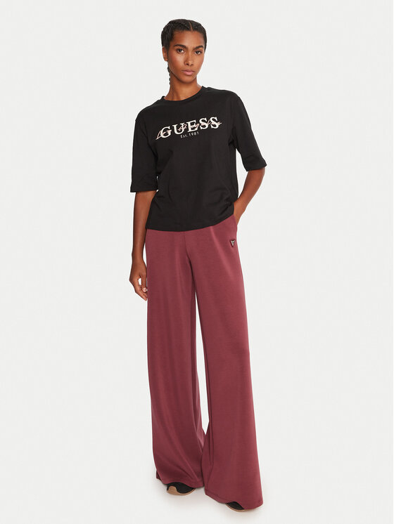 Guess Guess Camiseta V5YI02 I3Z14 Negro Boxy Fit