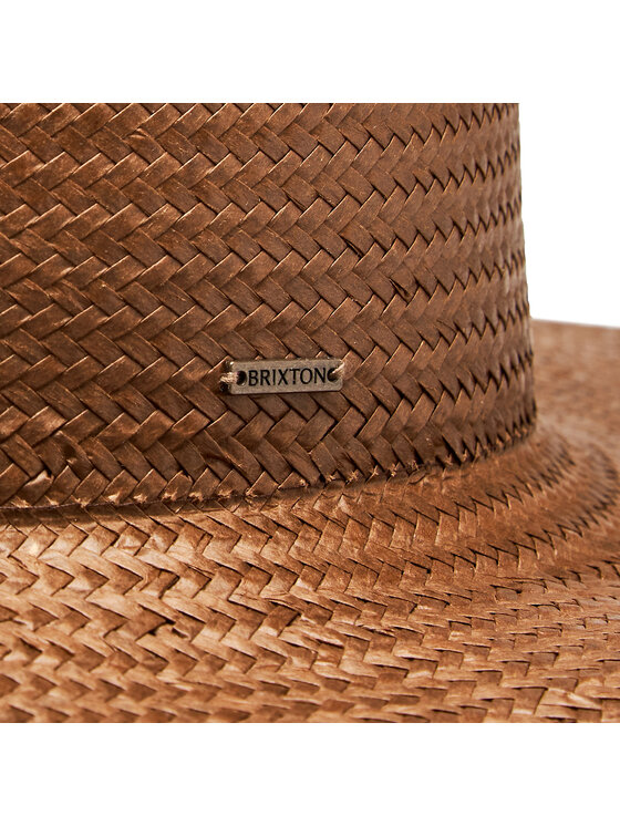 Brixton Klobuk Brixton Janae Straw Sun 11649 Rjava