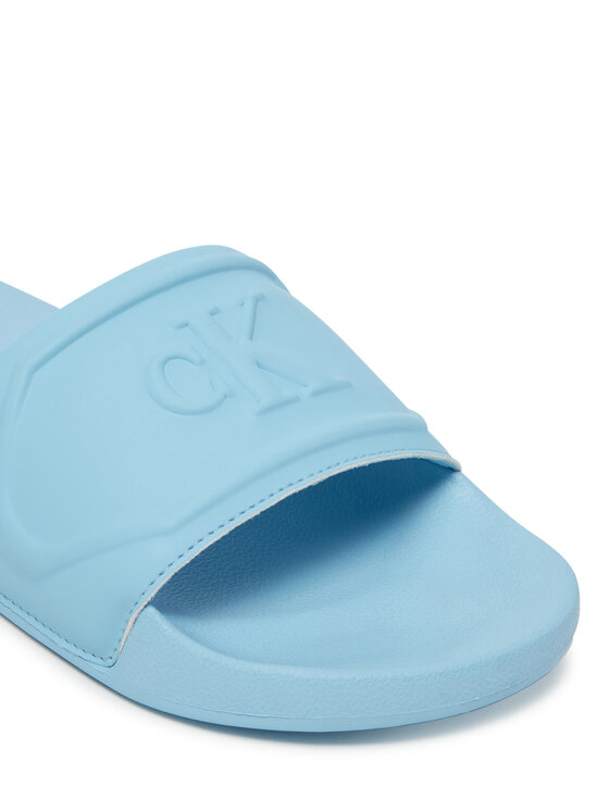 Calvin Klein Jeans Chanclas Calvin Klein Jeans Slide Pu Hf Mg YW0YW01879 Celeste