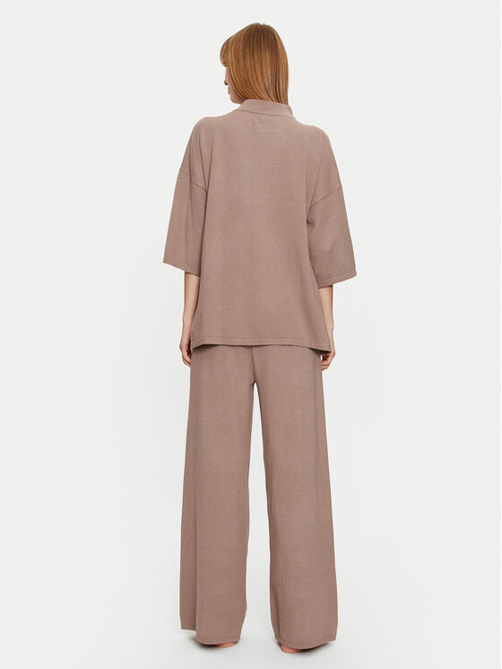 Selmark Selmark Pižama Tricot P7776 Smėlio Regular Fit