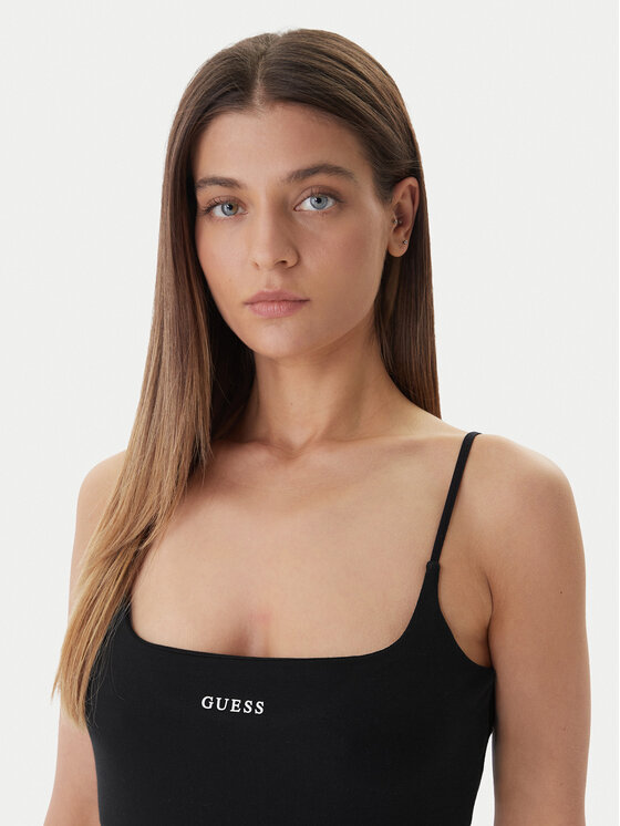 Guess Guess Топ V6GP18 K3470 Чорний Regular Fit