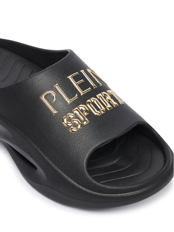 Plein Sport Klapki Plein Sport Solar Slides PAFS USG0041 STE003N Czarny