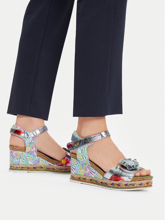 Laura Vita Espadrilky Laura Vita Hacdeo 09 Stříbrná