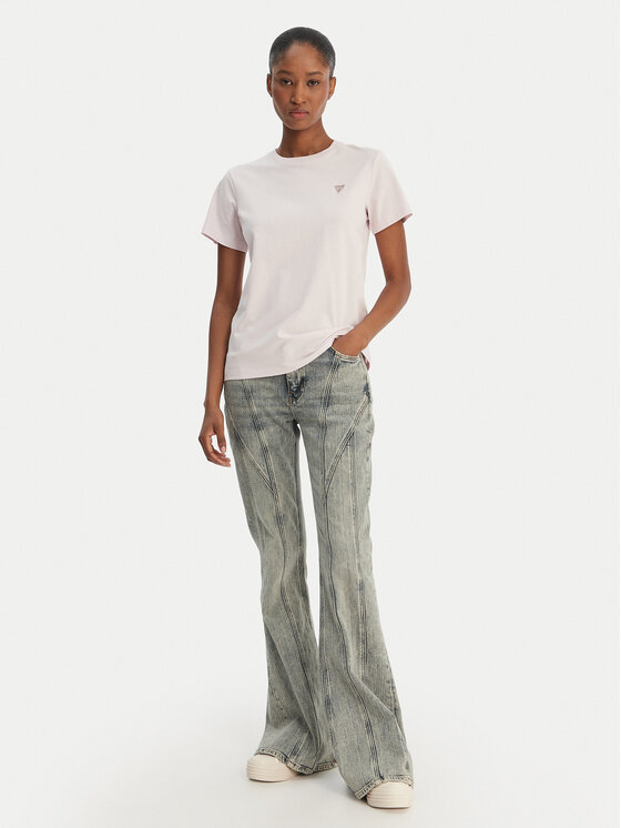 Guess Jeans Guess Jeans T-shirt W4YI10 J1314 Ružičasta Regular Fit