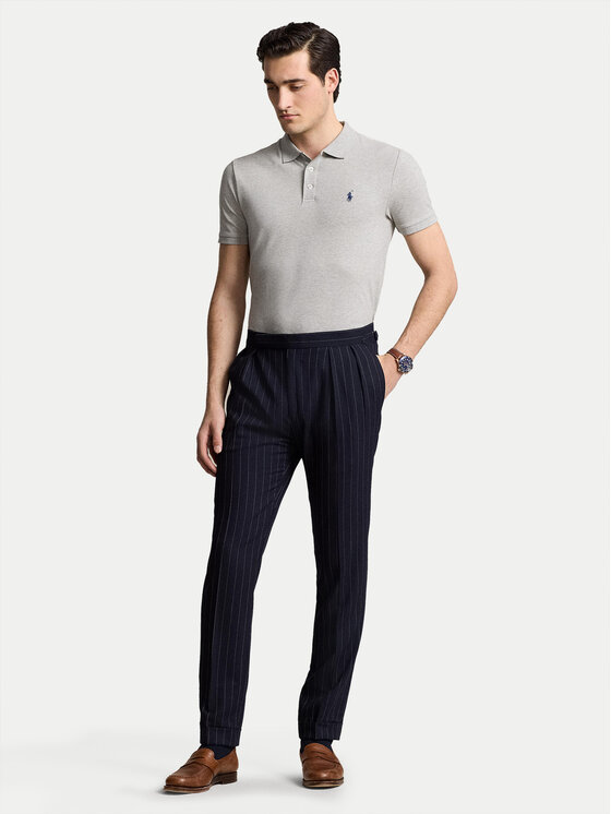 Polo Ralph Lauren Polo Ralph Lauren Поло 710941439004 Сірий Custom Slim Fit