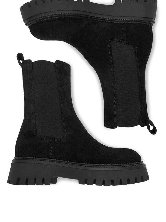 Badura Členková obuv s elastickým prvkom Badura C-BILLIE-8045 Čierna