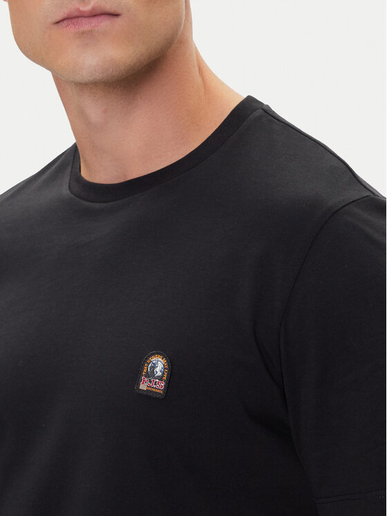 Parajumpers Parajumpers Camiseta Patch 25WMPMTSEY29 Negro Regular Fit