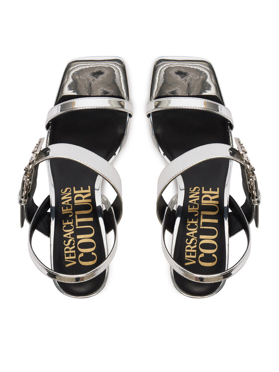 Versace Jeans Couture Босоніжки Versace Jeans Couture 80VA3S71 ZS406 900 Срібний
