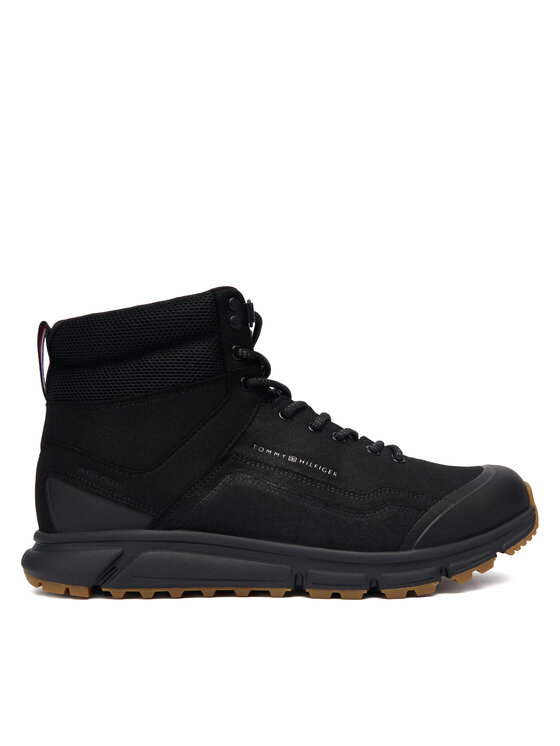 Tommy Hilfiger Auliniai batai Tommy Hilfiger Outdoor Runner Hi Wpm FM0FM05575 Juoda