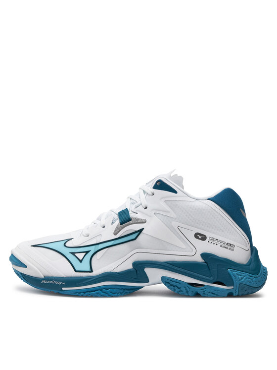 Mizuno Halové topánky Mizuno Wave Lightning Z8 Mid V1GA2405 Biela