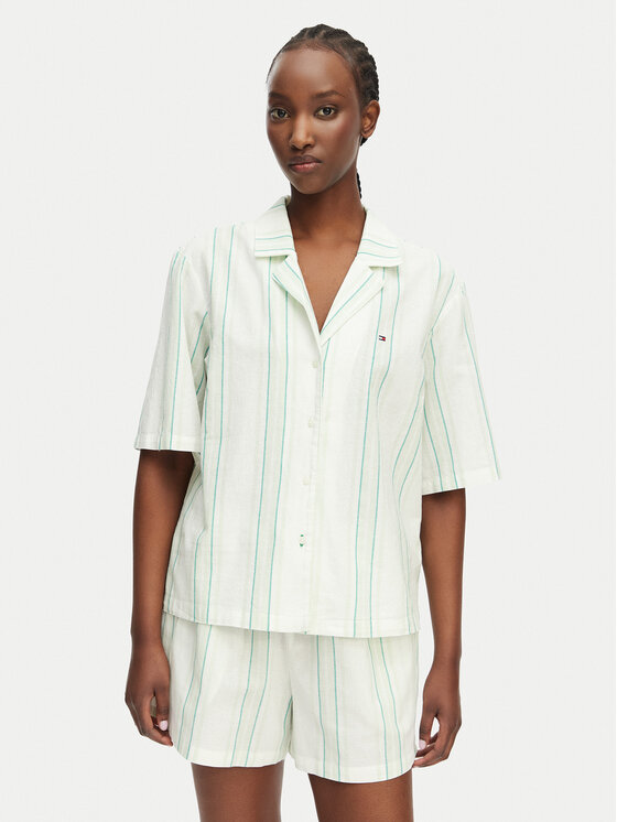 Tommy Hilfiger Tommy Hilfiger Pijama UW0UW06329 Verde claro Regular Fit