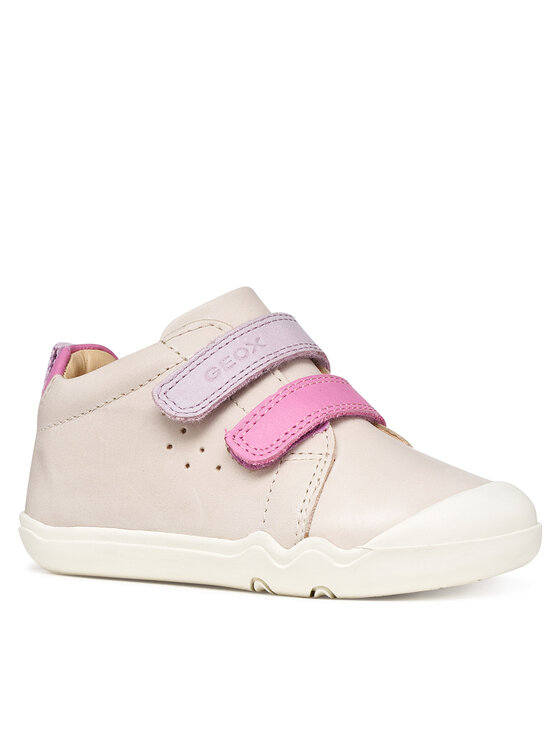 Geox Snīkeri Geox B Steppieup Girl B4663A 000CL C1698 Écru