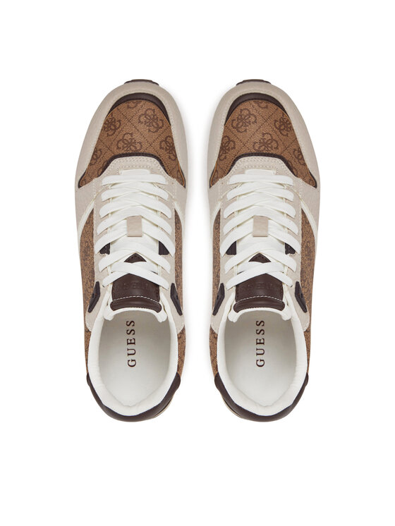 Guess Sneakersy Guess FMJISL PEL12 Béžová