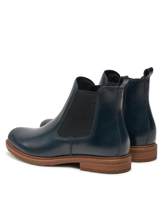 Tamaris Členková obuv s elastickým prvkom Tamaris 1-25056-41 Tmavomodrá