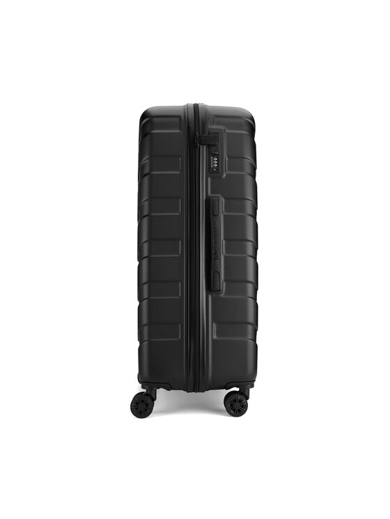 GINO ROSSI Liels koferis Gino Rossi GIN-L-001-05-BLACK Melns