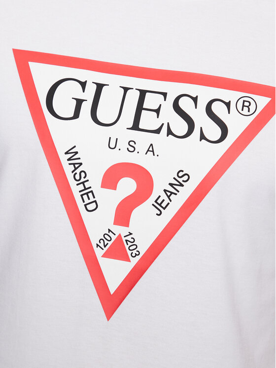 Guess Guess Футболка M2YI71 I3Z14 Білий Slim Fit