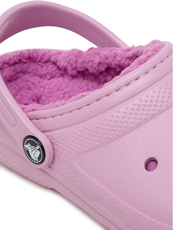 Crocs Шльопанці Crocs Classic Lined Clog 207010 Рожевий