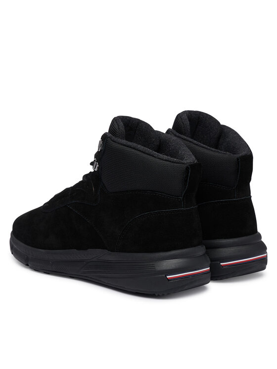 Tommy Hilfiger Sneakersy Tommy Hilfiger Hybrid Chukka FM0FM06085 Čierna