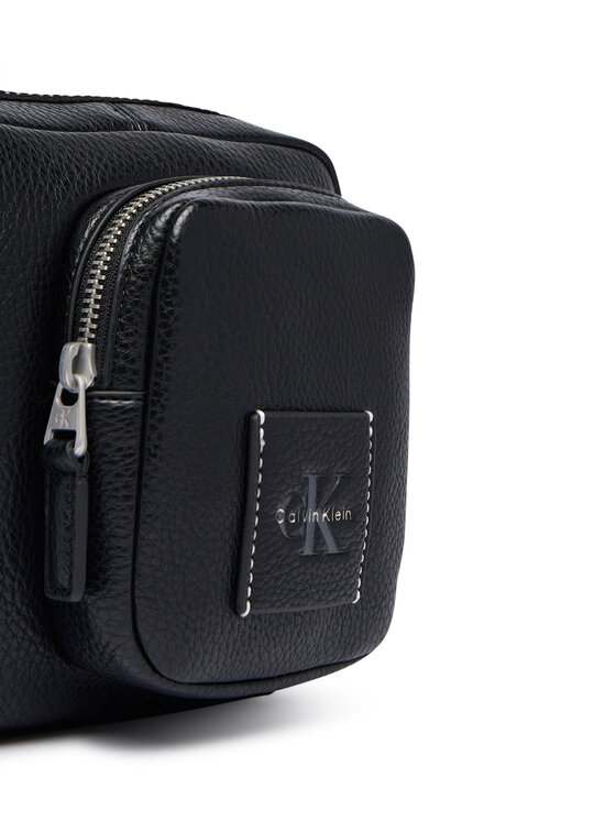Calvin Klein Bandolera Calvin Klein Bold Pebble Square Crossbody LV04D3450G Negro