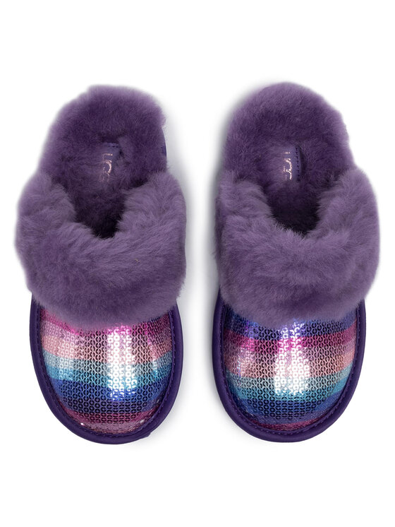 Ugg Papuče Ugg K Cozy II Rainbow 1103585K Ljubičasta