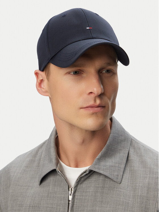 Tommy Hilfiger Kapa s šiltom Tommy Hilfiger Classic Bb Cap E367895041 Mornarsko modra