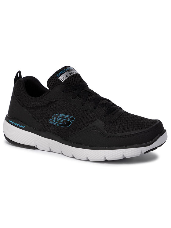 Sneakersy Skechers Flex Advantage 3.0 52954/BLK Czarny | Eobuwie.com.pl